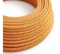 Cable manguera redonda 2x0,75 textil Algodón Indian Summer