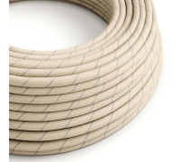 Cable manguera redonda 2x0,75 textil Algodón y Lino Avena