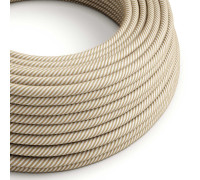Cable manguera redonda 2x0,75 textil Yute y Algodón