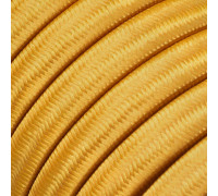 Cable Guirnalda 2x1,5mm2 textil efecto seda Dorado