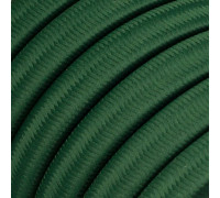 Cable Guirnalda 2x1,5mm2 textil efecto seda Verde oscuro