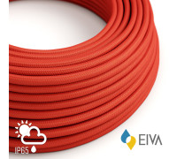 Cable Manguera exterior Neopreno 2x1 Textil  Rayón Rojo