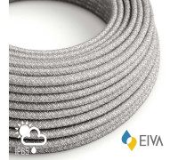 Cable Manguera exterior Neopreno 2x1 Textil  Lino Gris
