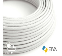 Cable Manguera exterior Neopreno 2x1 Textil  Rayón blanco