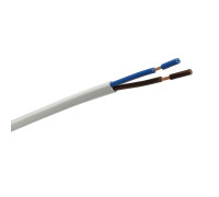 Cable manguera plana PVC 2x1 blanco