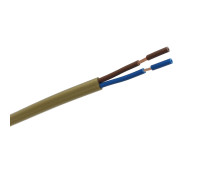 Cable manguera plana PVC 2x0.50 oro