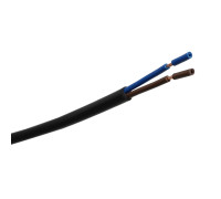 Cable manguera redonda PVC 2x1 negro