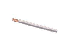 Cable paralelo PVC 2x0.50 blanco polarizado