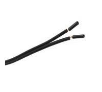 Cable paralelo PVC 2x0.50 negro