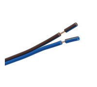 Cable paralelo PVC 2x0.75 azul-marron