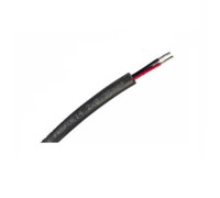 Cable manguera redonda Goma EI4/ FEP 2x0,35 negra int rojo y negro