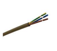 Cable manguera redonda PVC 3G0.75 oro