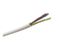 Cable manguera redonda.SIL+SIL 3G0.75 blanco