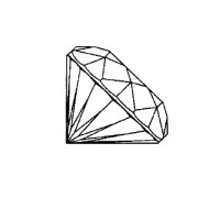 D0623 DIAMOND 60MM CRYSTAL AMBER