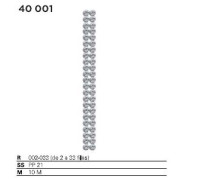 40001 2filas Cs( 082) Crystal (001) NO HF