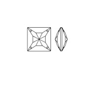 Cuadrado 8029/32mm 4 taladros Swarovski Crystal