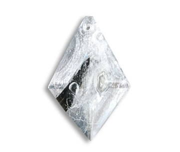 Colgante de cristal 6694K 63mm Craquelé Negro
