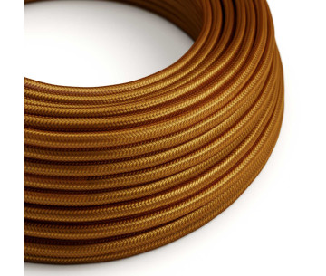 Cable manguera redonda 2x0,75 textil Rayon Whisky sólido