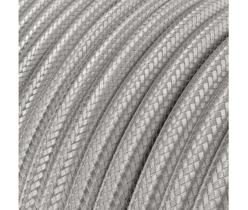 Cable manguera redonda 3G0,75 textil recubierto en Cobre 100% plata