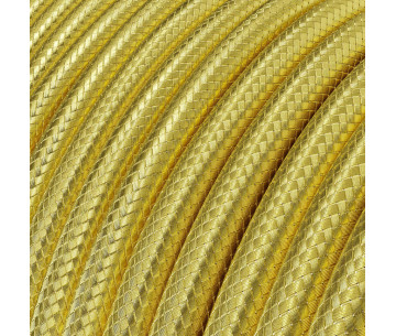 Cable manguera redonda 3G0,75 textil recubierto en Cobre 100% Oro