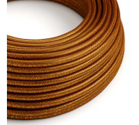 Cable manguera redonda 3G0,75 textil Rayon Cobre sólido Glitter