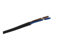 Cable manguera plana PVC 2x0.50 negro
