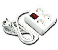 Multiple Plug With Cable 3 Sockets