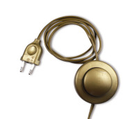 Golden Europlug cord set with floor switch