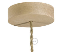 Wooden Round Ceiling Roses 1 hole 10mm