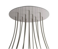 Metal Round Ceiling Roses 14 holes with cover Rose-One