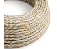 Round hose Textile Cable 2x0.75 Jute