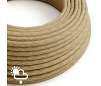 Outdoor Round Textile Cable 3G0.75 Jute