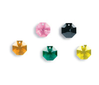 Octagons 1 hole strass color