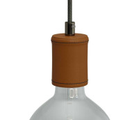 E27 Thermoplastic Lampholder with Leather cover