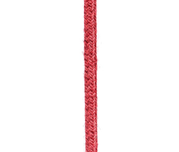 Cable manguera redonda 2x0,75 textil Yute Rojo Cereza