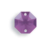 Octógono Lily 8116/14mm 2 taladros Blue Violet Swarovski Crystal