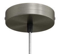 KIT Florón metal D120 1 agujero Titanio Satin prensaestopa plastico