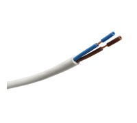 Cable manguera redonda PVC 2x1.5 blanco (100m)