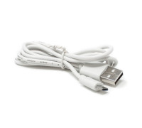 Cable de 1 metro blanco USB-tipo A -Micro USB