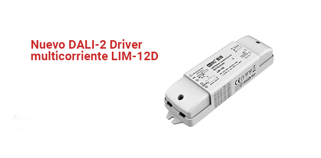 Nuevo DALI-2 Driver multicorriente LIM-12D